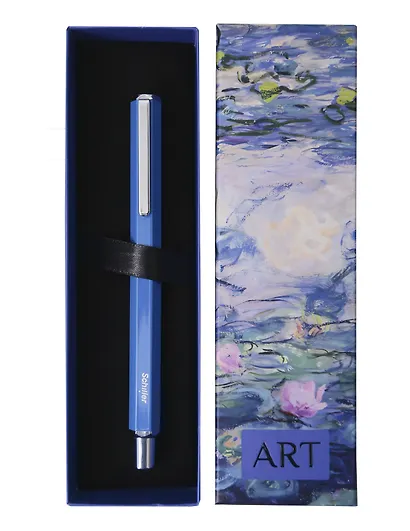 Ручка шариковая "ART. Моне К. Водяные лилии" синяя, Schiller - фото 5