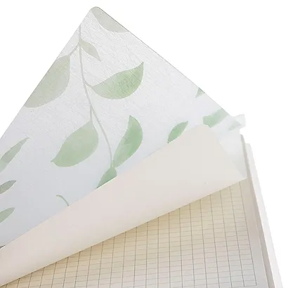 Тетрадь 80 листов, клетка, "Natural leaves" - фото 4