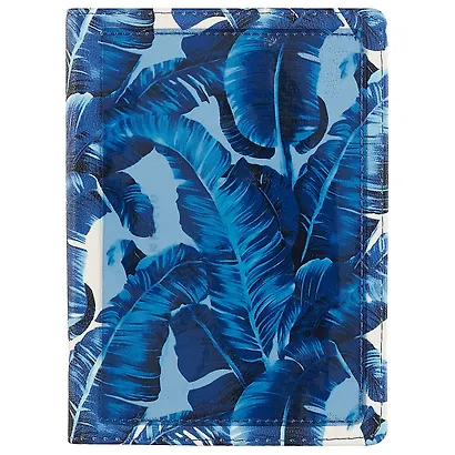 Ежедневник недатированный «Blue tropic» А6+, 96 листов, экокожа, InFolio - фото 1