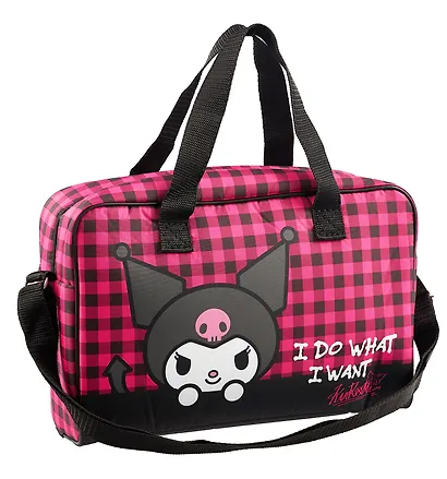 Папка-сумка для тетрадей "Kuromi-3" 330*220*120мм, молния - фото 1