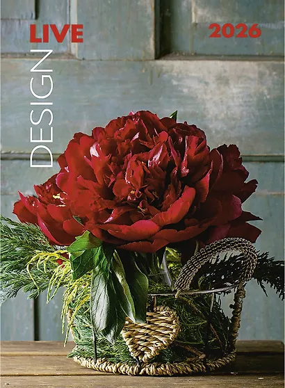 Календарь 2026г 370*560 "Live Design (Цветочный дизайн)ы" настенный, на спирали - фото 1