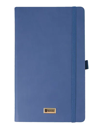 Книга для записей «Classic» А5-, 160 листов в линейку, синяя, Schiller - фото 4