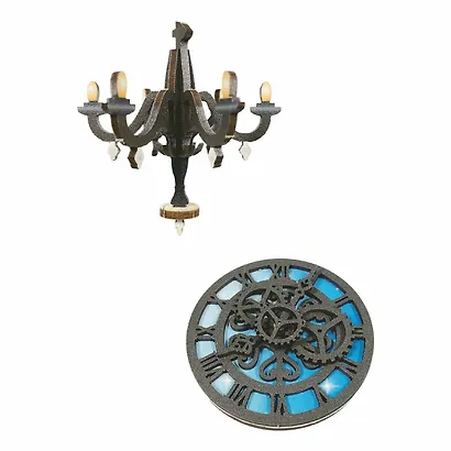 MiniHouse DIY. Книжный румбокс "Кабинет Шерлока Холмса" (8х14х22см) - фото 4