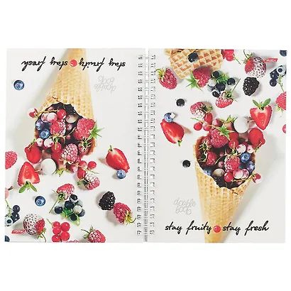 Тетрадь в клетку Hatber, "Сладкая жизнь", 80 листов, в ассортименте - фото 2