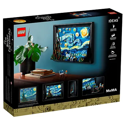 LEGO Ideas: Винсент Ван Гог Звёздная ночь, 2316 деталей (21333) - фото 3