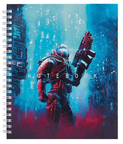 Тетрадь 80л кл. "Survivors" мел.картон, глянц.ламинация, ассорти - фото 4