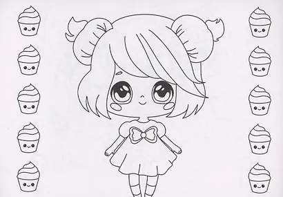 РАСКРАСКИ А5 эконом. альбомные. АНИМЕ - фото 4