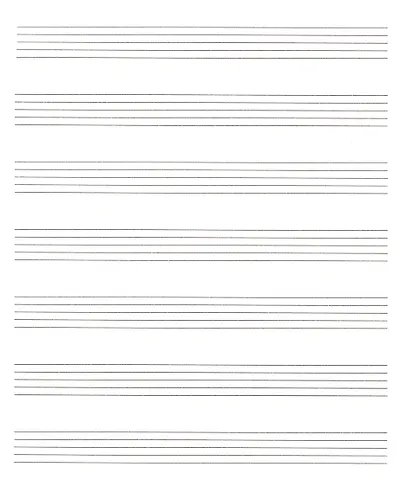 Тетрадь для нот Listoff, "Джаз-бенд", А5, 16 листов - фото 2