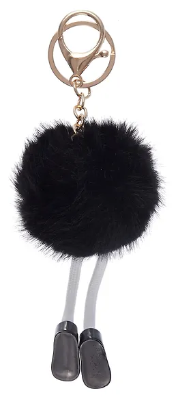 Брелок-помпон «Мордочка с ножками», искусственный мех, 10 см, Bookvalno - фото 10