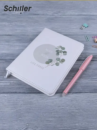 Записная книжка А6+ 96л кл. "Flowers" обложка PU, ассорти - фото 6