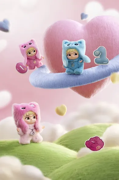 Коллекционные брелоки-сюрприз Wakuku, Девочка в шапке 7см, 12-LetV-13, Letsvan, Blind Box - фото 4