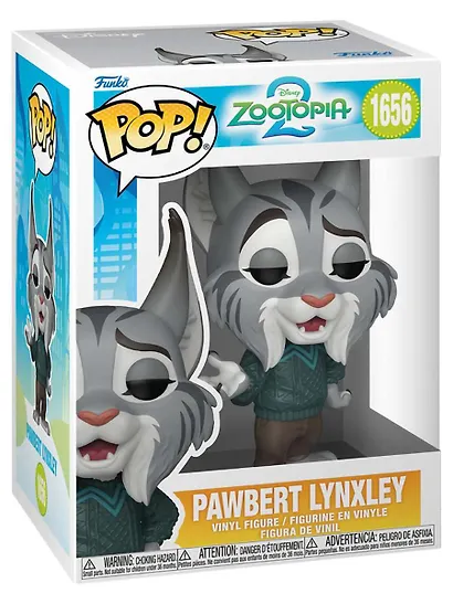Коллекционная Фигурка Funko POP! Disney Zootopia 2 Pawbert Lynxley (1656) (Fun86638) - фото 2