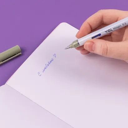 Ручка гелевая Yoi, Magic, пиши-стирай синяя 0,5 мм - фото 6