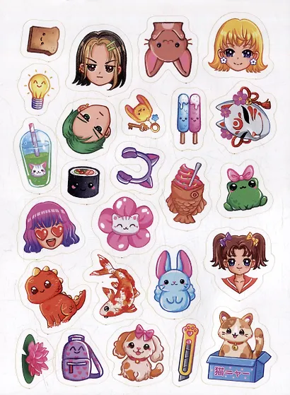 100 НАКЛЕЕК. МИР АНИМЕ - фото 3