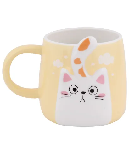 Кружка "Котик с хвостиком", керамика, 400 мл - фото 2