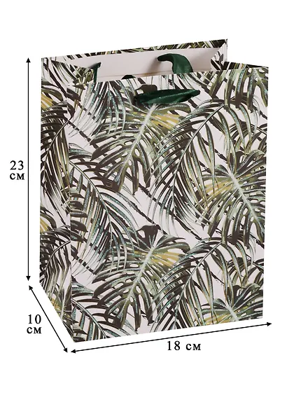 Пакет "Тропические листья" А5 - фото 2