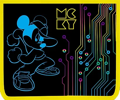 Папка для тетрадей B5 "Mickey's Digital World" молния, Disney - фото 1