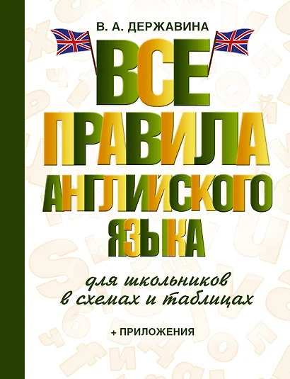 Все правила английского языка для школьников в схемах и таблицах - фото 1