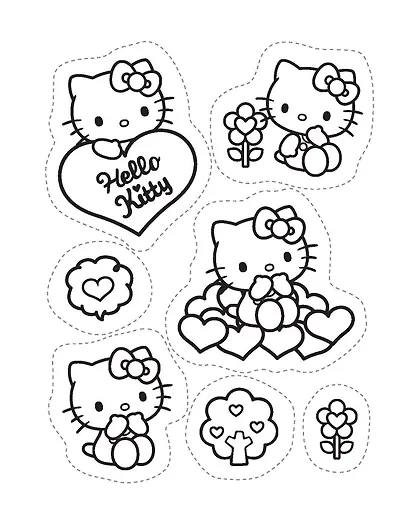 Hello Kitty: стикербук - фото 10