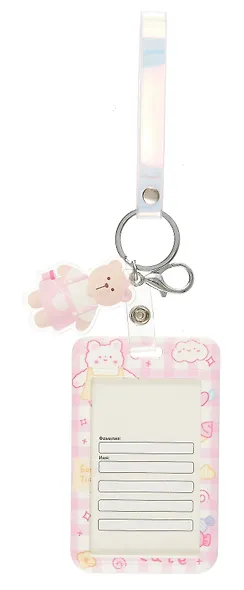Бейдж "Kawaii", вертикальный, с брелком, в ассортименте - фото 7