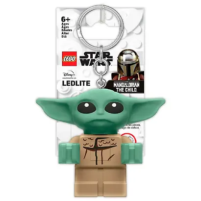LGL-KE179AH Брелок-фонарик для ключей LEGO Star Wars - Малыш Грогу Мандалорец (The Mandalorian Grogu), возраст 6+ - фото 2