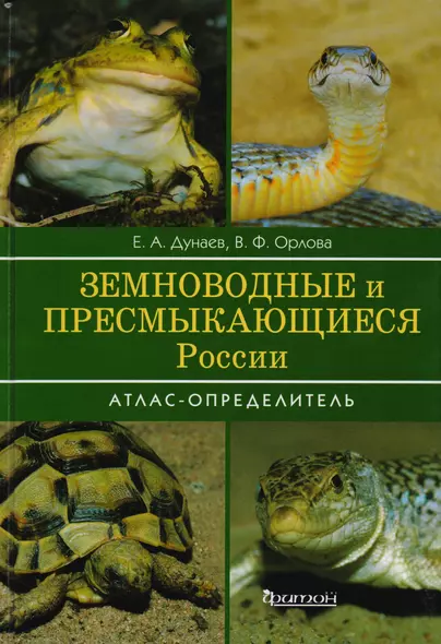 Земноводные и пресмыкающиеся России: Атлас-определитель. 2-е издание, переработанное и дополненное - фото 1