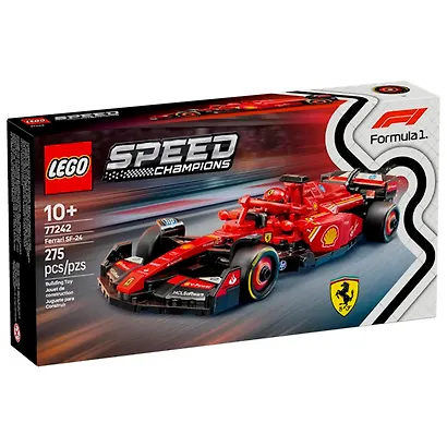 77242 Конструктор детский LEGO Speed Champions Гоночный автомобиль Формула-1 Ferrari SF-24, 275 деталей, возраст 10+ - фото 2