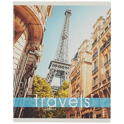 Тетрадь в линейку Listoff, Travels, 48 листов, в ассортименте - фото 4