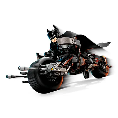 LEGO Batman: Сборная фигурка Бэтмен и Бэтцикл, 713 деталей (76273) - фото 5