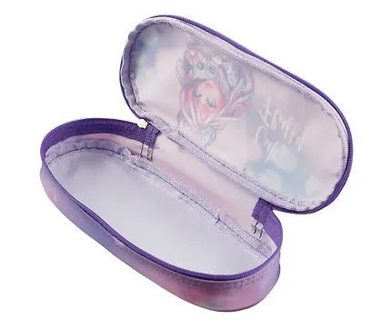 Пенал-косметичка Феникс+, "Девушка с барсом", на молнии - фото 5