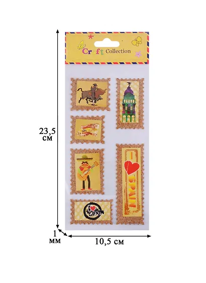 Наклейки пробка  Испания, микс - фото 3