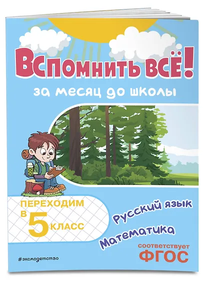 Вспомнить всё! За месяц до школы. Переходим в 5 класс. Математика и русский язык - фото 3