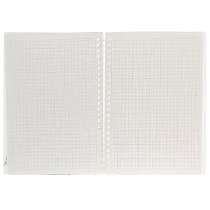 Тетрадь 80 листов, клетка, "Natural blue flowers" - фото 3