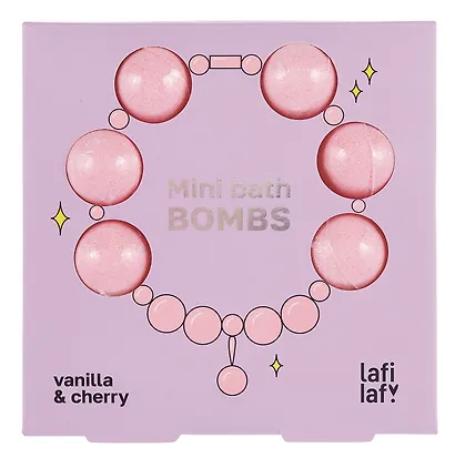 Набор мини-бомбочек для ванны Ожерелье (ваниль и вишня) (6шт) (60г) (12-source-bath_2) (Lafilaf) - фото 3