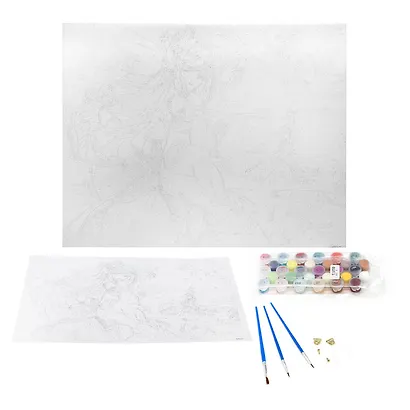 Картина для раскрашивания по номерам. Геншин. Краски мимолетности. 40х50 см - фото 2