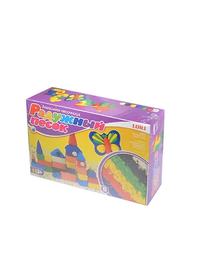 Набор для творчества LORI "Радужный песок" набор из 6 цветов - фото 1