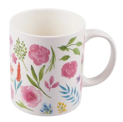 Подарочный набор Кружка и брелок-I love Mom Цветы и листья (коробка) (керамика) (12-topsun-202409-05) - фото 3