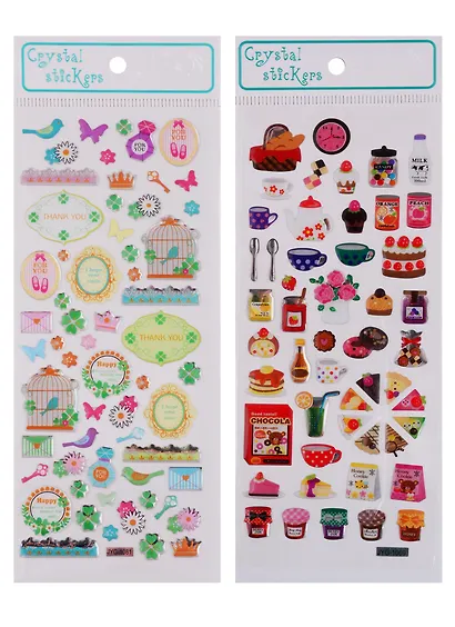 Наклейки эпоксидные Праздник микс JYG1069-JYG1081 - фото 2