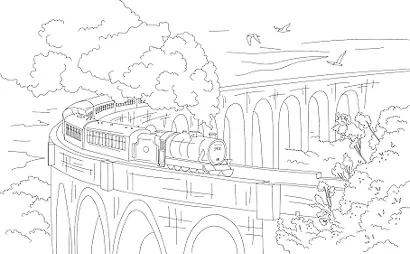 Волшебные уголки Хогвартса. Раскраска по вселенной Гарри Поттера - фото 4