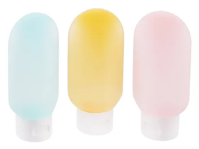 Дорожный набор баночек для путешествий Travel Bottles (3 предмета) (пластик) (3x60мл) - фото 3