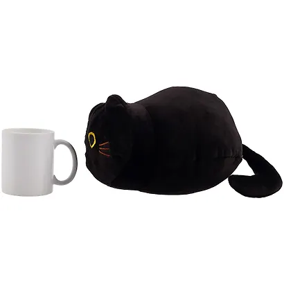 Мягкая игрушка "Котик черный", 28 х 17 см - фото 5