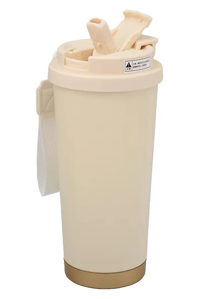 Термостакан Котик в лавандовых цветах (пластик/металл) (500мл) (12-7306-202510-STB-30) - фото 4