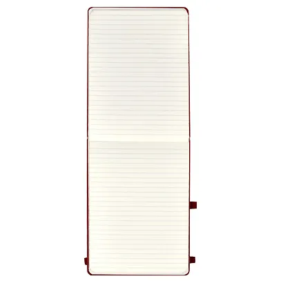 Книга для записей А5 96л лин. "ПАПИР КРАСНЫЙ" кожзам, тв.переплет - фото 3