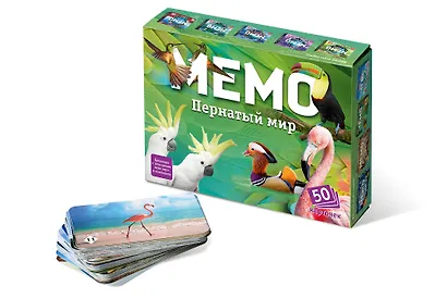 Настольная игра "Пернатый мир. Мемо" - фото 2