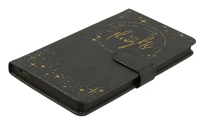 Ежедневник недат. А6+ 120л "Тиволи глосс" черный, кожзам, тв.переплет, тиснение фольгой, магнит.клапан, офсет, ляссе - фото 2