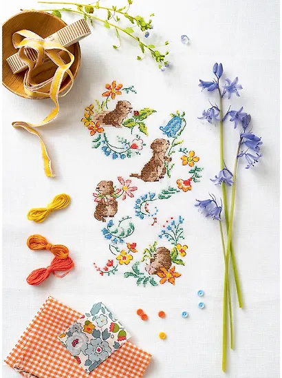 Французская вышивка крестом: Альпийские мотивы Вероник Ажинер: 20 крупных схем - фото 6