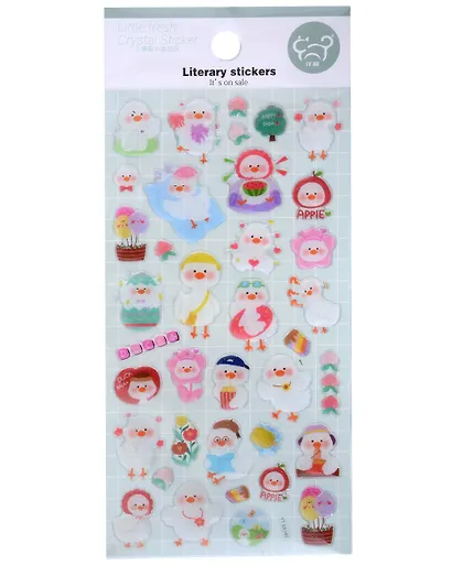 Наклейки Гусенок - фото 1