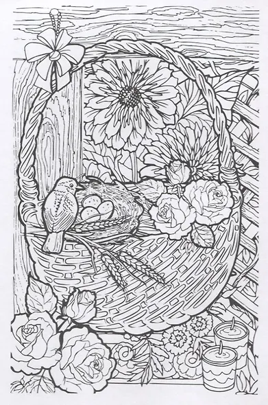 Релакс-раскраска. Уютный мир - фото 4