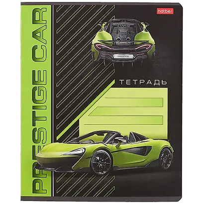 Тетрадь в клетку Hatber, "Автопрестиж", 12 листов, в ассортименте - фото 3
