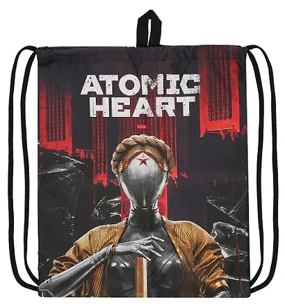Мешок для сменной обуви "Atomic Heart. Близняшка" 41 х 49 см, 1 отделение - фото 2